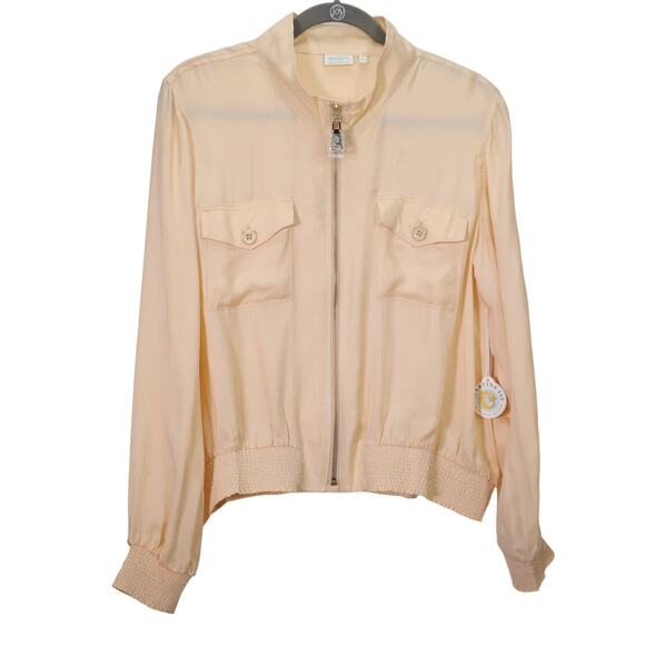 Spartina 449 Charleigh Lightweight Bomber Style Jacket - Large - Wheat - NWT - Picture 2 of 10